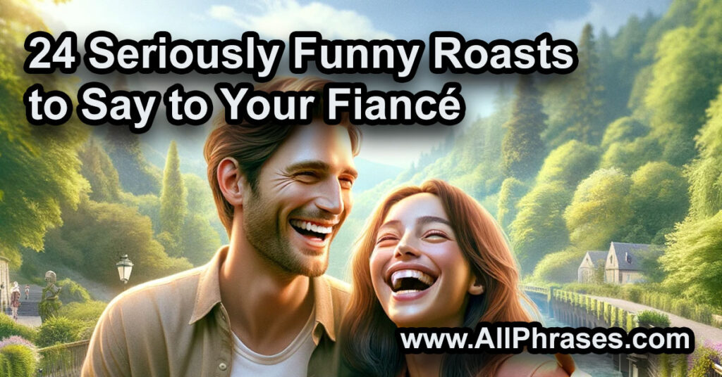 24 Seriously Funny Roasts to Say to Your Fiancé All Phrases