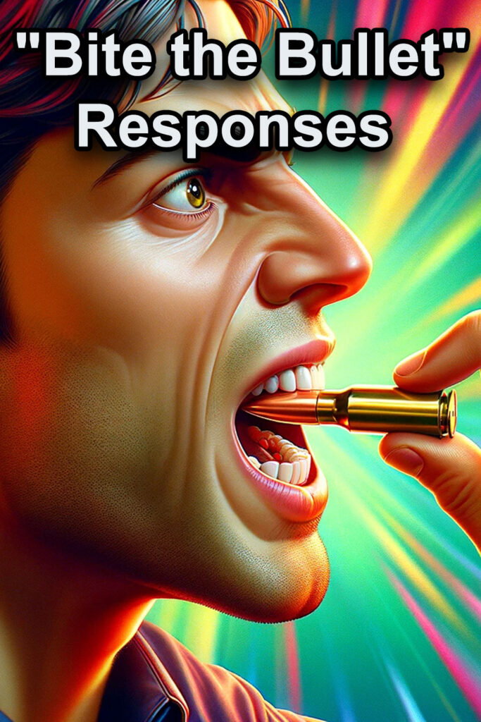 bite the bullet responses