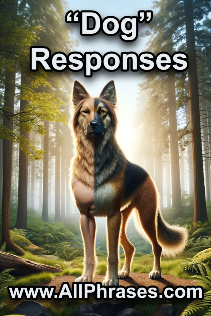 called a dog responses