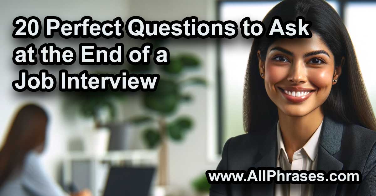 end-of-job-interview-questions