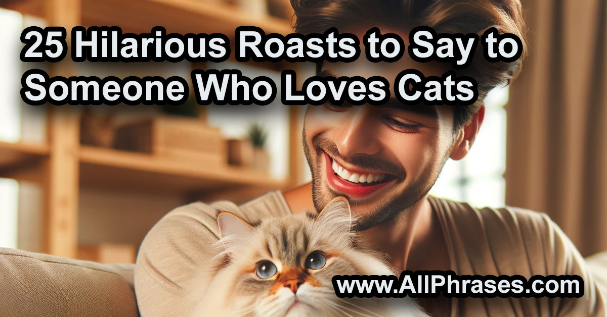 funny cat lover roasts