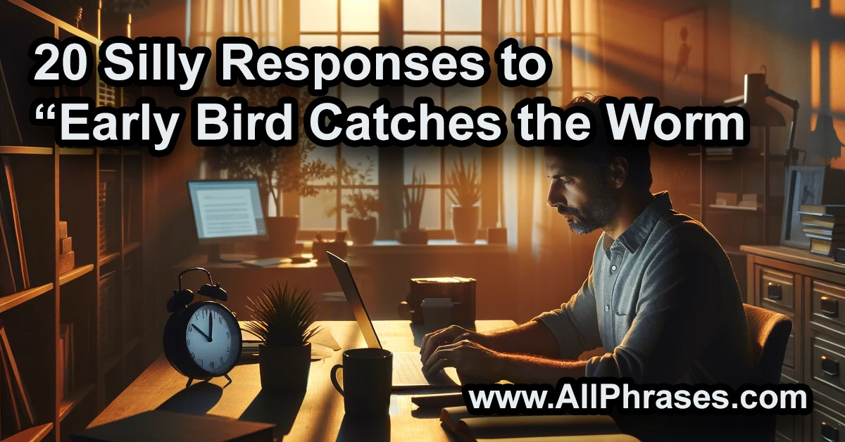 responses to early bird catches the worm