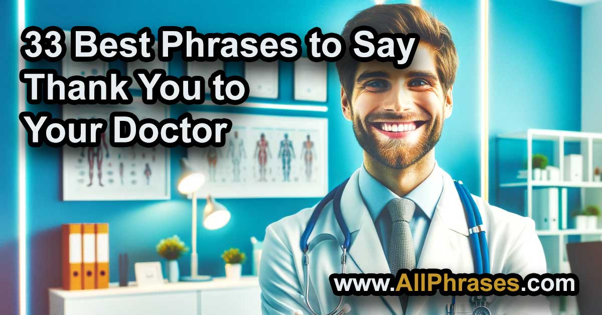 best thank you phrases for your doctor