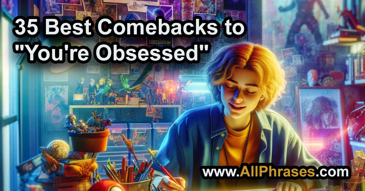 comebacks for youre obsessed