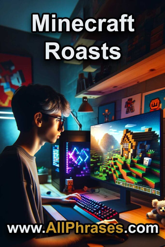 funny minecraft roasts