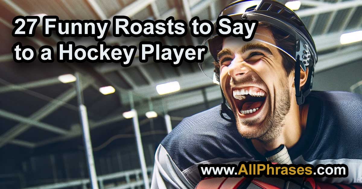 hockey player roasts