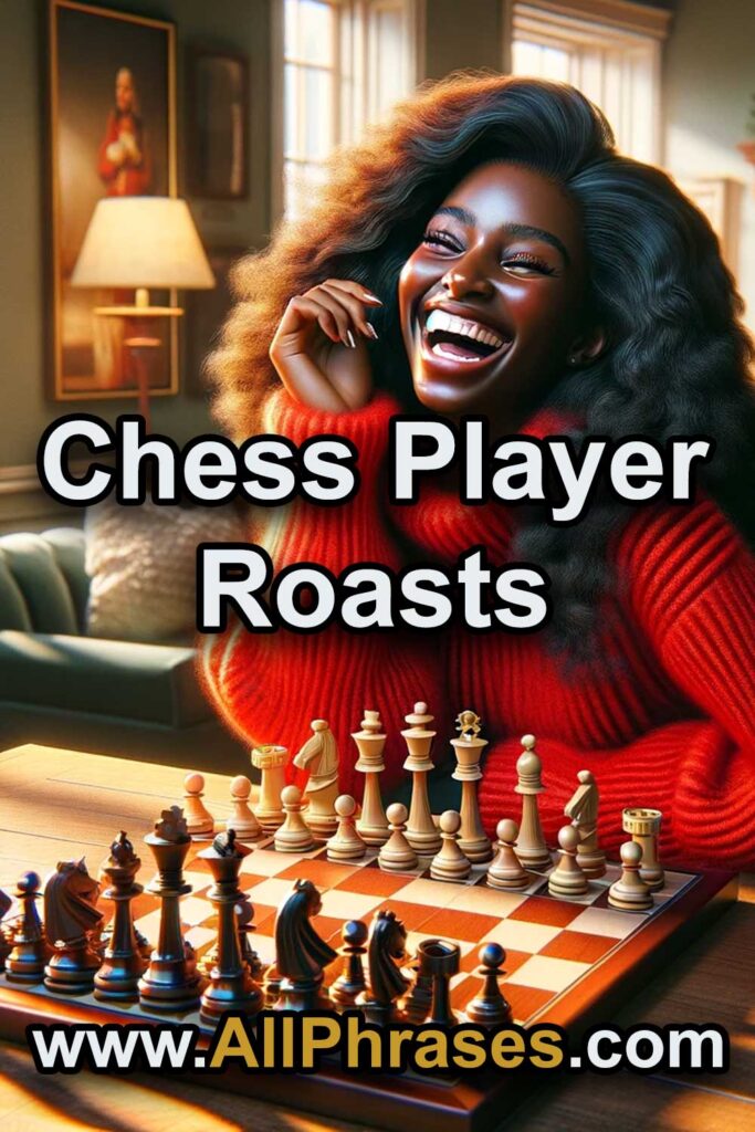 witty chess player roasts