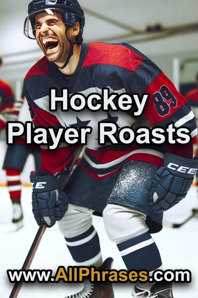 witty hockey player roasts