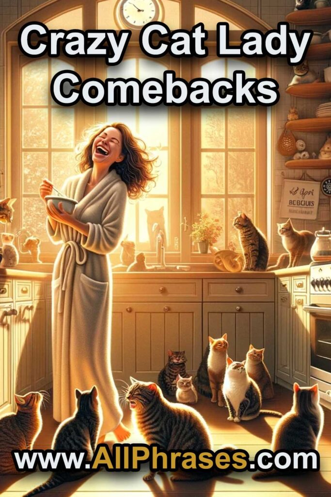 crazy cat lady funny comebacks