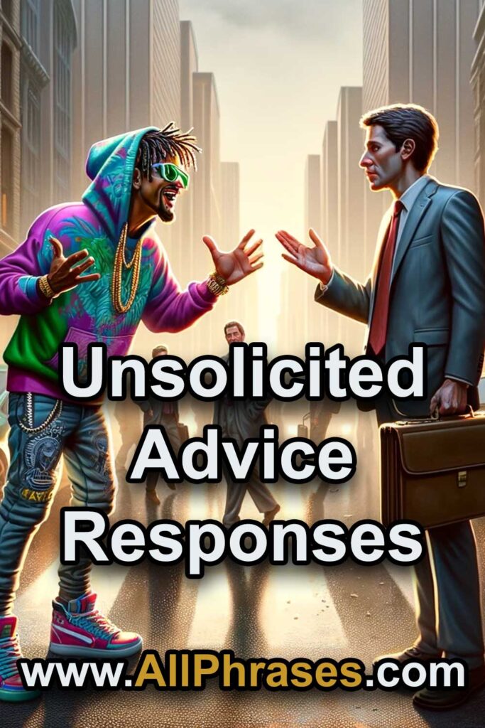 unsolicited advice responses